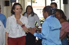 Ministra del Deporte - Astrid Bibiana Rodríguez - Grupo Administrativo IUEND