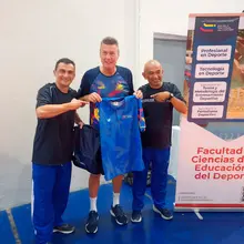 La IUEND realizó clínica de voleibol con el Entrenador de la selección Colombia Masculino