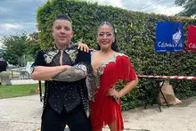 Alba Inés Astudillo, jueza en el Mundial de Salsa en Laussane, Suiza
