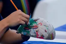 En la IUEND se realizó el Taller de Máscaras de reciclaje para un futuro sostenible