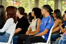 La Institución Universitaria Escuela Nacional del Deporte da la bienvenida a sus nuevos estudiantes en la Inducción 2025-I