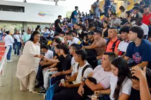 La Institución Universitaria Escuela Nacional del Deporte da la bienvenida a sus nuevos estudiantes en la Inducción 2025-I