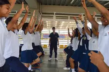 IU Escuela Nacional del Deporte fortalece vínculos con instituciones de educación media y presenta su oferta académica de manera vivencial