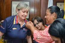 50 años después, Selección Colombiana Femenina de Baloncesto visitó la IUEND