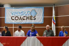 La Escuela Nacional del Deporte recibió la visita de World Coaches para fortalecer el fútbol como herramienta de desarrollo social