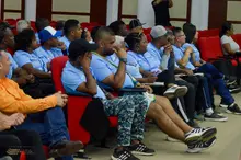 La Escuela Nacional del Deporte recibió la visita de World Coaches para fortalecer el fútbol como herramienta de desarrollo social