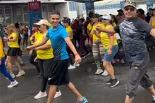 Gran ambiente de baile, deporte y recreación en la Ciclovida del domingo 12 de octubre en Cali