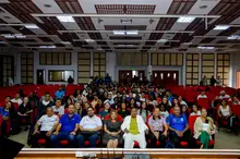 Rectora de la IUEND, entregó la bandera institucional a la delegación que participará en los Juegos Universitarios Nacionales ASCUN 2025