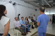 Instituto Roosevelt visit&oacute; el Laboratorio de An&aacute;lisis de Movimiento de la Escuela Nacional del Deporte