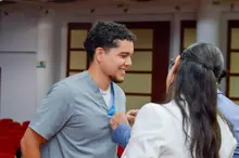 Estudiantes de Fisioterapia y Terapia Ocupacional inician sus pr&aacute;cticas con ceremonia de imposici&oacute;n de gafetes