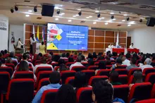 Estudiantes de Fisioterapia y Terapia Ocupacional inician sus pr&aacute;cticas con ceremonia de imposici&oacute;n de gafetes