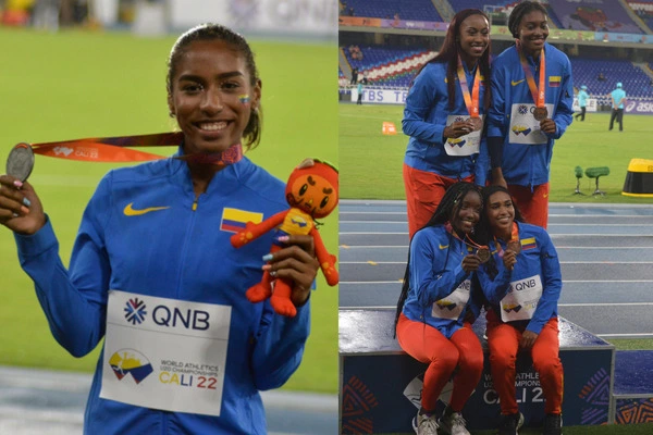 Dos nuevas medallas para Colombia en el Mundial de Atletismo Sub-20 Cali 22