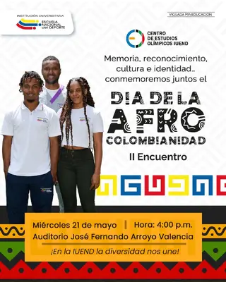 Homenaje a la Afrocolombianidad en la Escuela Nacional del Deporte