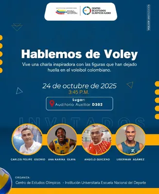 El voleibol toma la palabra en la Escuela Nacional del Deporte