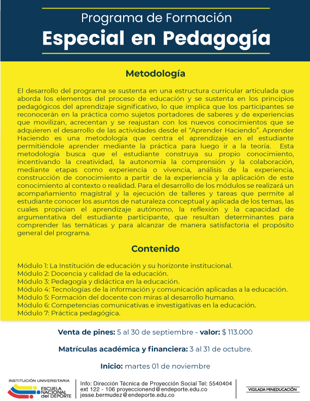 Info2 Formación Especial en Pedagogía 2022-2